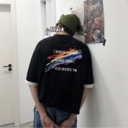 [ PINK ] Áo thun phông tay lỡ form rộng BRODTIND Unisex